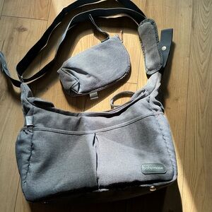 babymoov Grey Diaper Bag with Removable Pouch